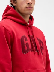 Rojo - Sudadera con capucha con logo en arco VintageSoft de Gap - Imagen 4 de 4
