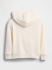 Gap Cream Relaxed Logo Zip Hoodie (6mths-5yrs) - Image 2 of 2