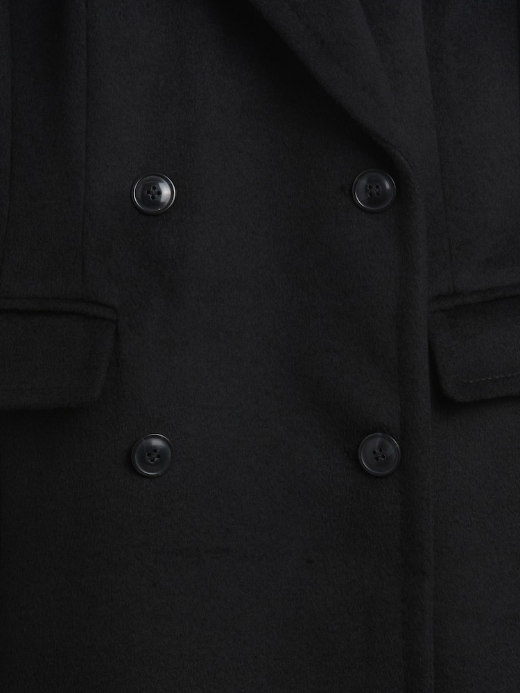 Gap Black Chesterfield Coat - Image 4 of 4 Gap Black Chesterfield Coat - Image 4 of 4