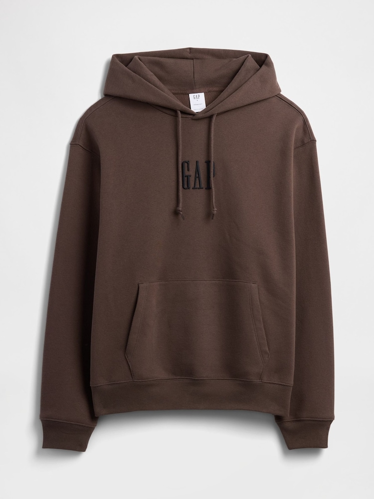 Gap Brown Vintage Soft Oversized Mini-Logo Hoodie - Image 3 of 3 Gap Brown Vintage Soft Oversized Mini-Logo Hoodie - Image 3 of 3