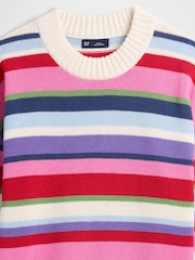 Gap Multi Relaxed Stripe Cropped Jumper - Image 5 of 5