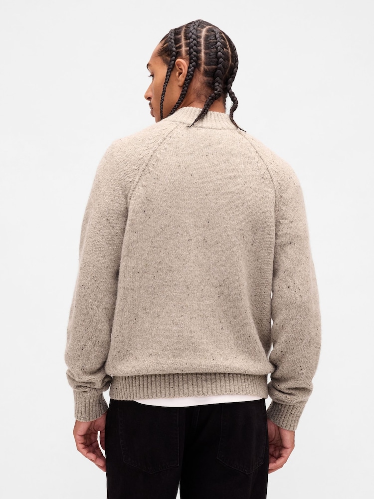 Gap Red Wool-Blend Zip Cardigan Jumper - Image 2 of 4 Gap Red Wool-Blend Zip Cardigan Jumper - Image 2 of 4