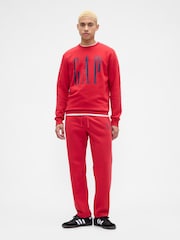 Gap Red Logo Straight-Leg Joggers - Image 2 of 4