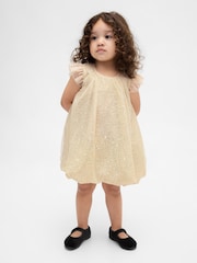 Gap Gold Sequin Tulle Bubble Dress (12mths-5yrs) (12mths-5yrs) - Image 1 of 4