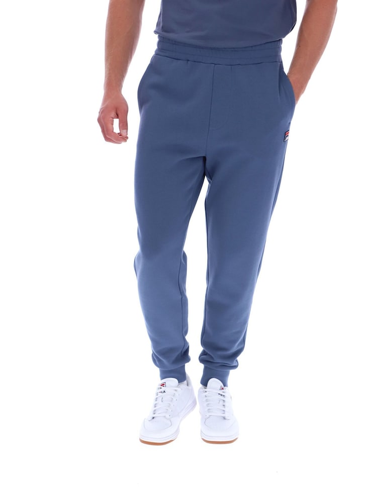 Fila Blue Visconti Tipped Cuff Track Joggers - Image 1 of 6