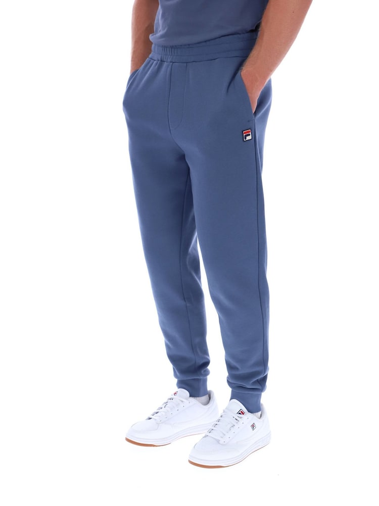 Fila Blue Visconti Tipped Cuff Track Joggers - Image 2 of 6 Fila Blue Visconti Tipped Cuff Track Joggers - Image 2 of 6