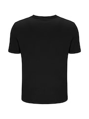 Fila Black Sunny 2 Essential T-Shirt With Narrow Collar Rib - Image 6 of 6