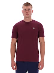Fila Purple Sunny 2 Essential T-Shirt With Narrow Collar Rib - Image 1 of 6
