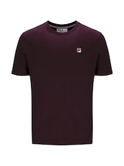 Fila Purple Sunny 2 Essential T-Shirt With Narrow Collar Rib - Image 5 of 6
