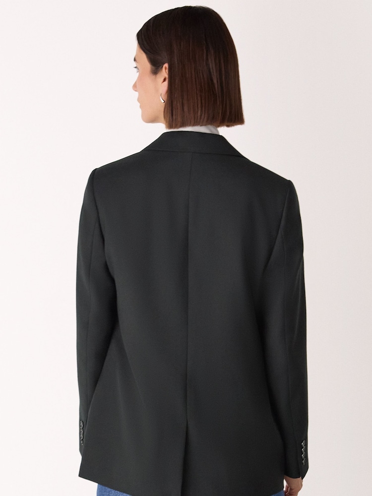 Whistles Single Breasted Wool Blazer - Imagem 2 de 5