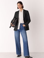 Whistles Single Breasted Wool Blazer - Imagem 3 de 5