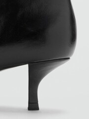 Mango Black Ankle Bird Boots - Image 3 of 3