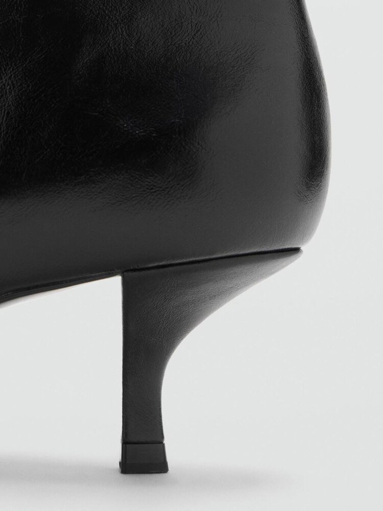 Mango Black Ankle Bird Boots - Image 3 of 3