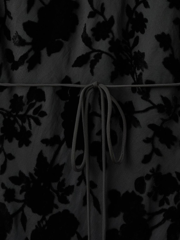 Mango Black Stella Dress - Image 4 of 4 Mango Black Stella Dress - Image 4 of 4