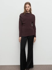 Mango Brown Urus Blouse - Image 3 of 6