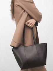 Mango Brown Shopper Bag - Image 1 of 4