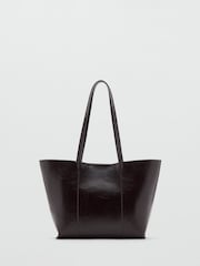 Mango Brown Shopper Bag - Image 2 of 4