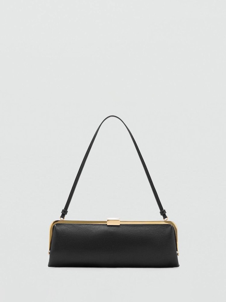 Mango Black M-- Flautin Bag - Image 1 of 3