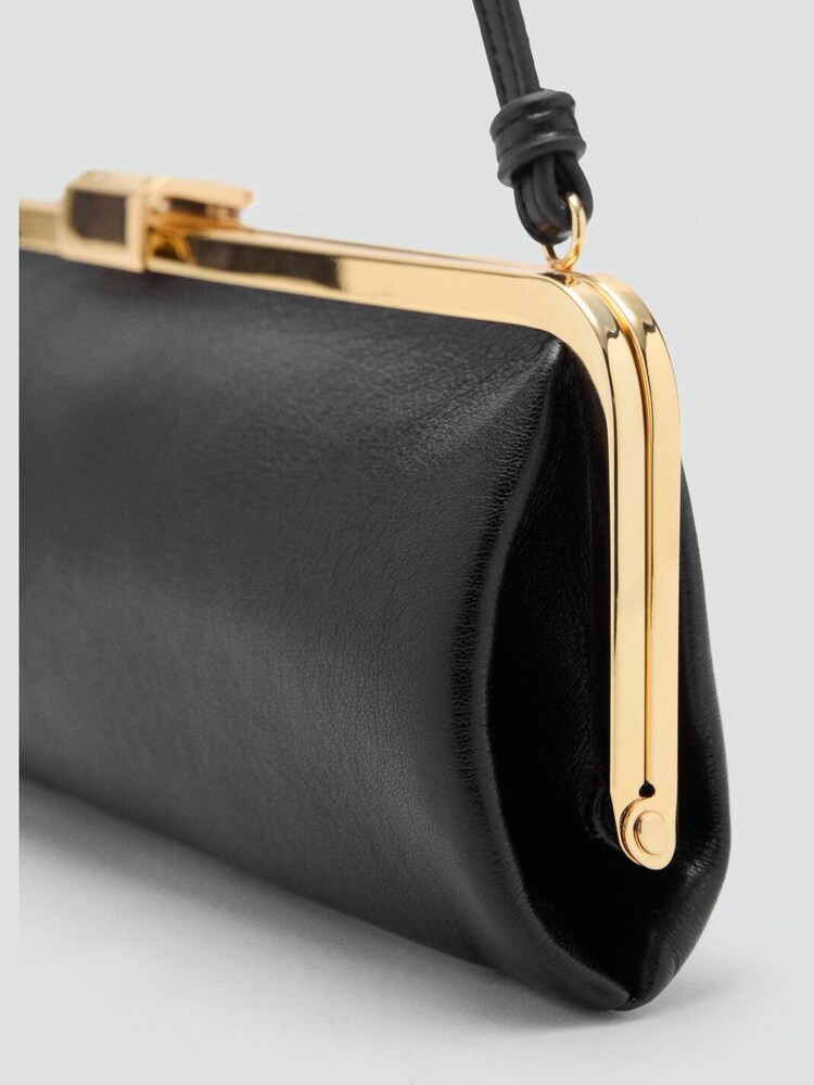 Mango Black M-- Flautin Bag - Image 3 of 3