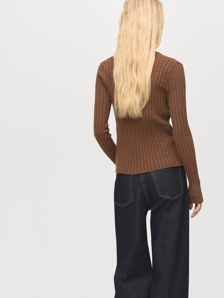 Mango Brown Flurry Cardigan - Image 2 of 6
