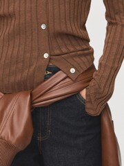 Mango Brown Flurry Cardigan - Image 4 of 6