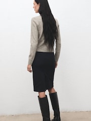 Mango Natural Knitted Button Cardigan - Image 3 of 6