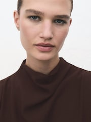 Mango Brown Caro Dress - Image 4 of 6