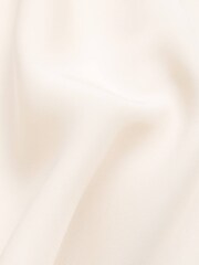 Mango White Draped Neck Blouse - Image 7 of 7