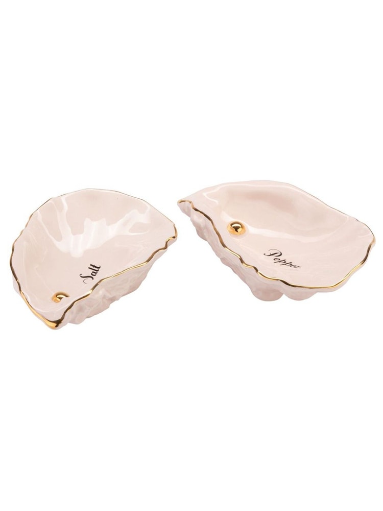 Yvonne Ellen Cream Oyster Pinch Pots - Image 3 of 3 Yvonne Ellen Cream Oyster Pinch Pots - Image 3 of 3