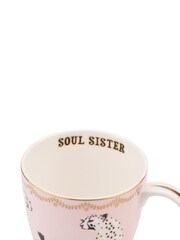 Yvonne Ellen Pink Large Mug Soul Sister - Image 3 of 3
