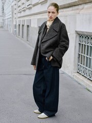 Mango Blue Mid-Rise Balloon Jeans - Image 1 of 6