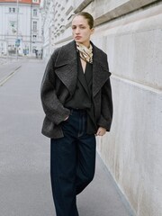 Mango Blue Mid-Rise Balloon Jeans - Image 2 of 6