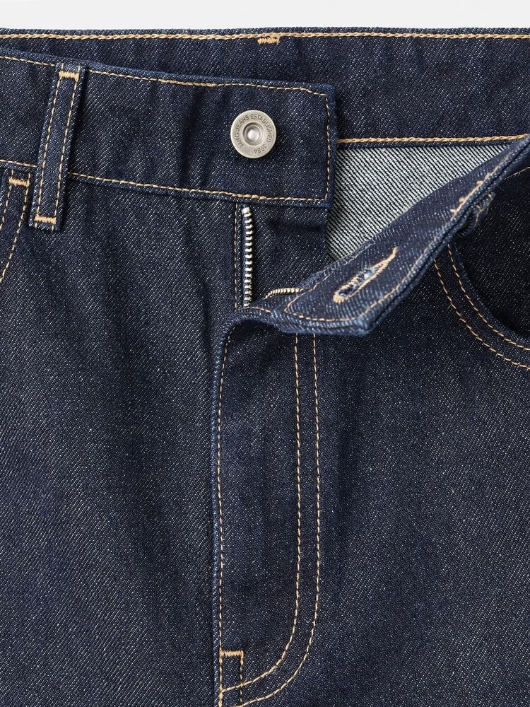 Mango Blue Mid-Rise Balloon Jeans - Image 6 of 6