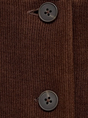 Mango Brown Chelo Cord Waistcoat - Image 6 of 6