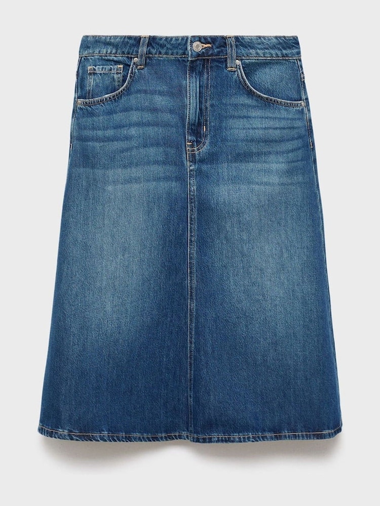 Mango Blue Skirt Aries - Image 6 of 6