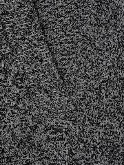 Mango Black V-Neck Speckled Jumper - Image 6 of 6