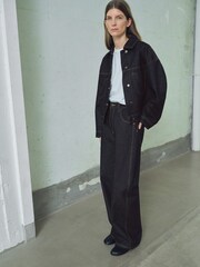 Mango Blue High-Rise Balloon Jeans - Image 1 of 7