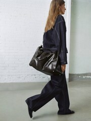 Mango Blue High-Rise Balloon Jeans - Image 4 of 7