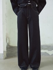 Mango Blue High-Rise Balloon Jeans - Image 5 of 7