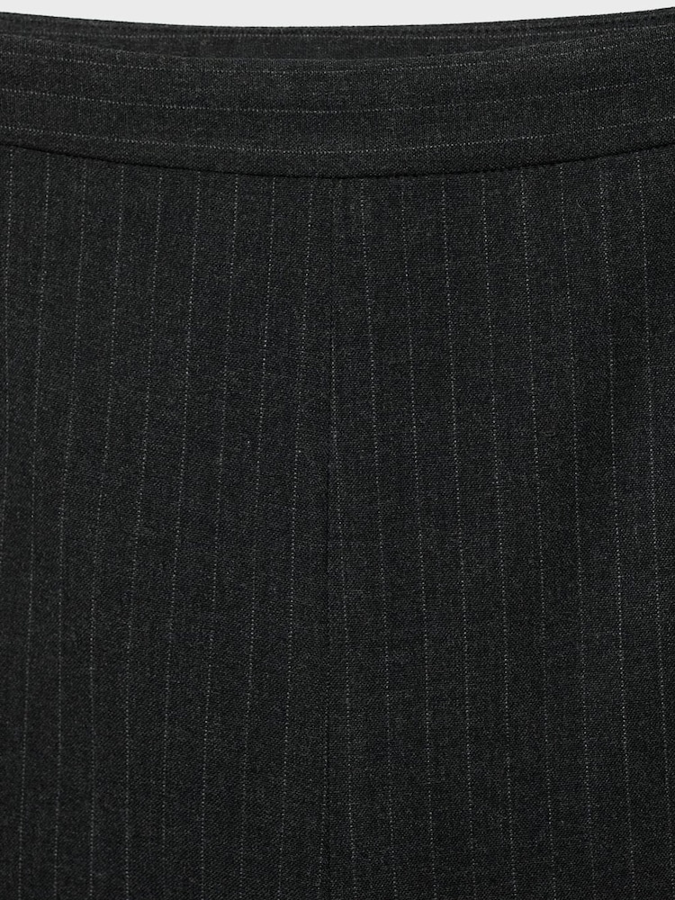Mango Grey Pinstripe Suit Trousers - Image 5 of 5