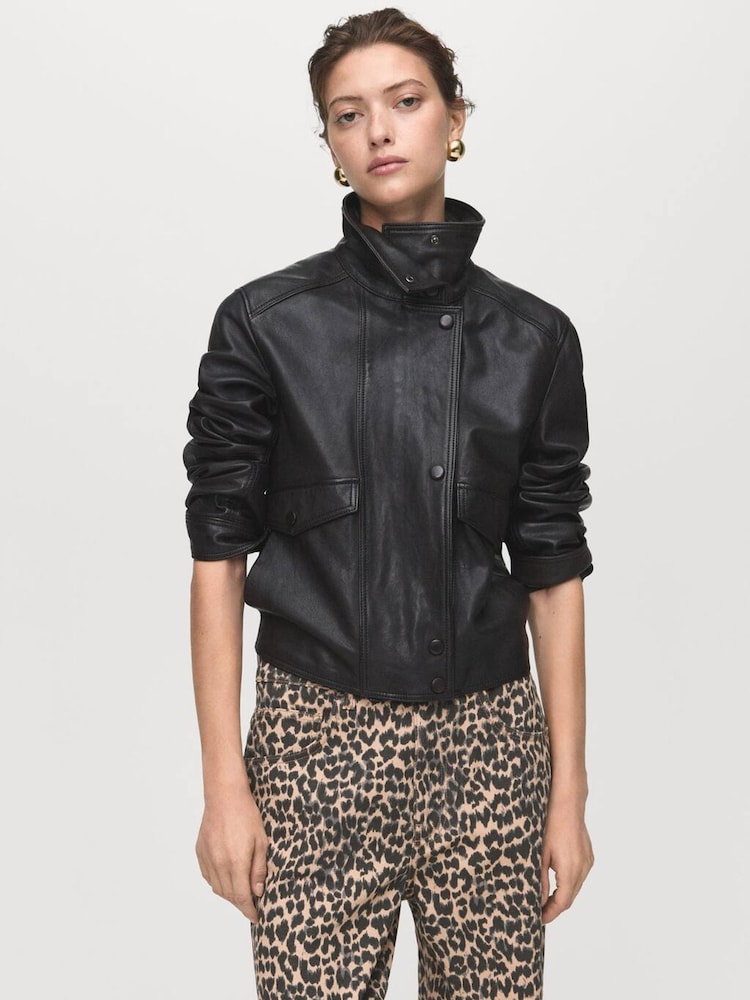 Mango Brown Jeans Leopard - Image 1 of 6