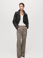 Mango Brown Jeans Leopard - Image 2 of 6