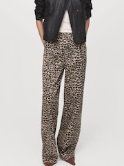 Mango Brown Jeans Leopard - Image 4 of 6