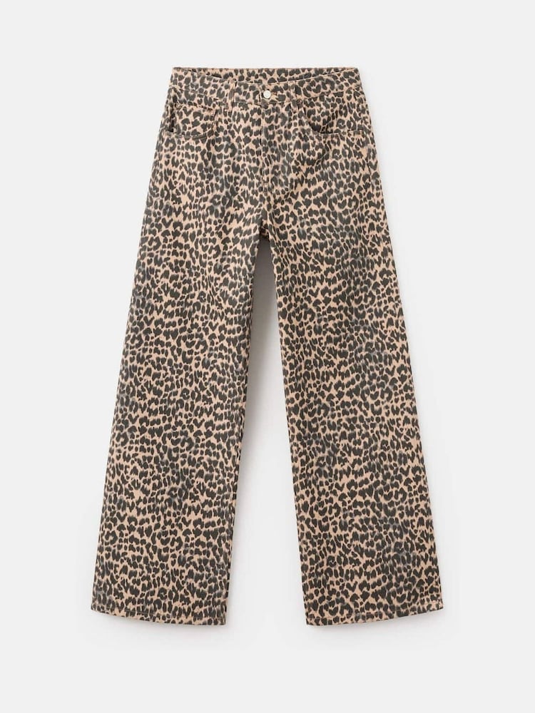 Mango Brown Jeans Leopard - Image 6 of 6
