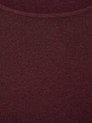 Mango Red Long-Sleeved Fine-Knit Sweater - Image 6 of 6