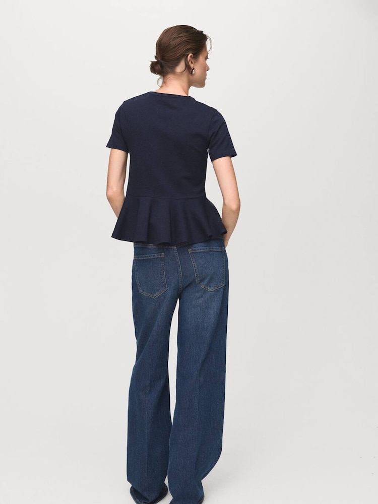 Mango Blue T-Shirt Pepla - Image 2 of 6