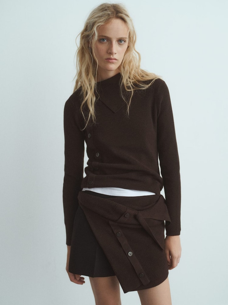 Mango Brown Sweater Cuiner - Image 1 of 6