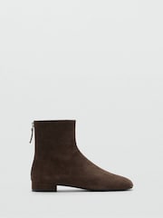 Mango Brown Ankle Clue1 Boots - Image 1 of 3