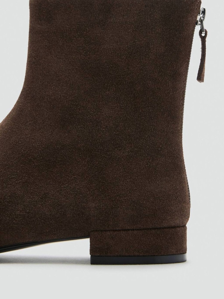 Mango Brown Ankle Clue1 Boots - Image 3 of 3