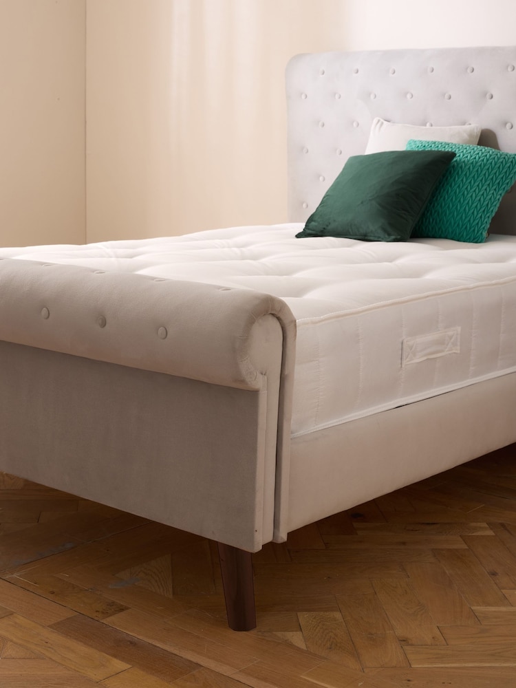 Laurence Llewelyn-Bowen Silver Bliss Chesterfield Style Bed Frame - Image 4 of 4